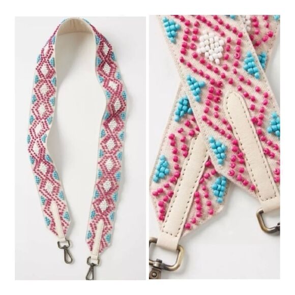 New with tag Geo beaded  bag strap  Anthropologie - Picture 1 of 7